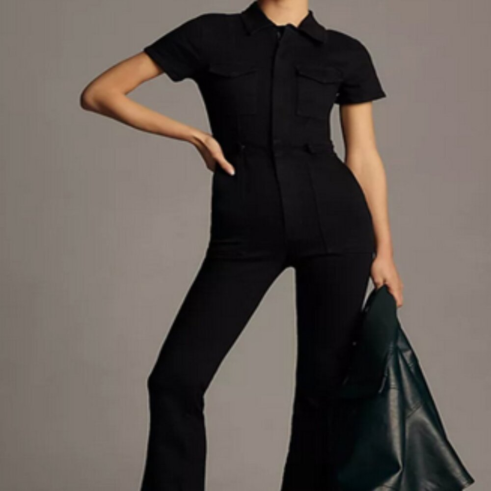 Good American Bootcut jumpsuit black size S